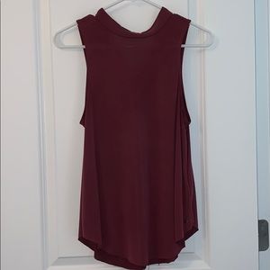 Suede Red Tank